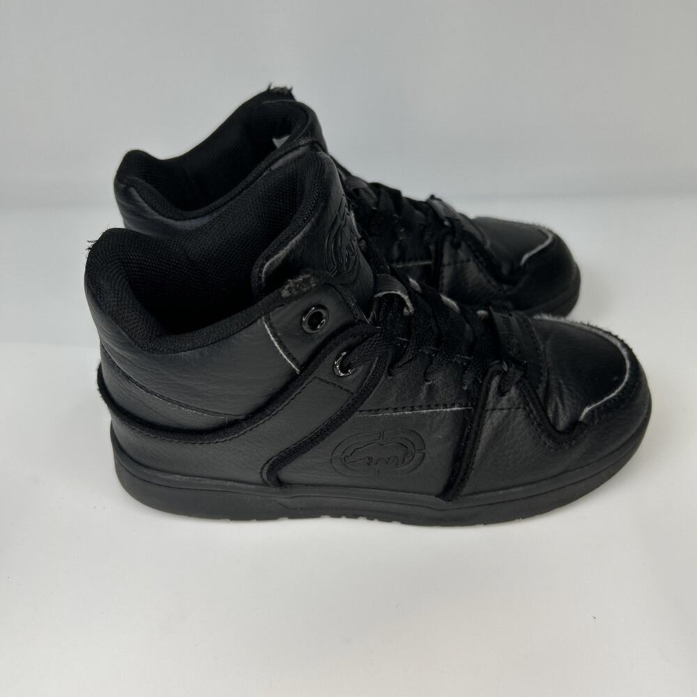 Echo Unltd Kids Black Mid Top Sneakers Size C13 Casual Streetwear Shoes